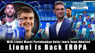 RESMI TINGGALKAN MIAMI ! Lionel Messi Ikut Pertandingan Sahabatan 😍 Dybala Gak Masuk Squad 🤔