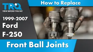 How to Replace Front Upper & Lower Ball Joints 1999-2007 Ford F250