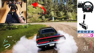 Forza Horizon 5 Drifting / DODGE CHARGER R/T / Steering wheel G29 + TSS HANDBRAKE gameplay (4k)