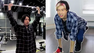 I transformed into Jungkook and tried his Workout Routine