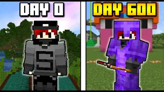 I Survived 600 Days In Hardcore Minecraft (Hindi)