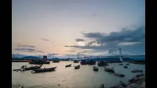 Cầu Thuận Phước - Đà Nẵng - Mặt Trời Lặn - Ngày Đêm - FE - Timelapse - TM - 5/2015