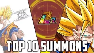 TOP 10 SUMMONS E REAZIONI DEL 2017! Dragon Ball Z Dokkan Battle ITA
