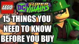 LEGO DC Super-Villains - 15 Things You Need To Know Before You Buy