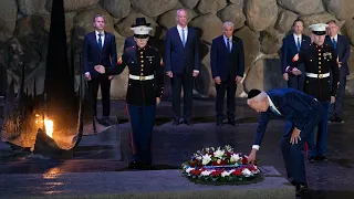 President Joe Biden Visits Yad Vashem Holocaust Museum