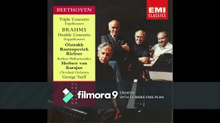 Beethoven*/Brahms ~ Triple Concerto*/Double Concerto ~ (cond. von Karajan/Szell) - 1969