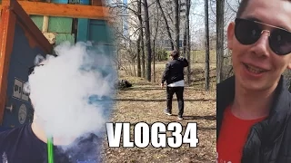 VLOG 34 | Съемки клипа, 1 МАЯ, Грибы - Тает Лёд, и студия