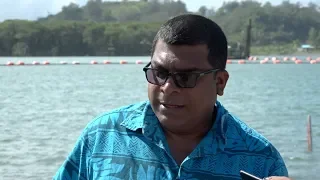 Fijian Minister for Waterways commissions dredging works at the Sigatoka River Project