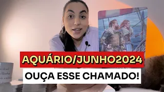 ♒️AQUÁRIO/JUNHO24 - Você Vai Longe! Sua Alma Anseio Por  algo Mais Significativo.