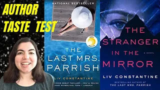 Author Taste Test | Liv Constantine Reading Vlog | The Last Mrs. Parrish, The Stranger in the Mirror