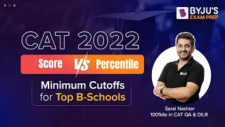 CAT 2022 Score vs Percentile | Minimum CAT Cutoffs for Top B-Schools #cat2023 #catscorevspercentile