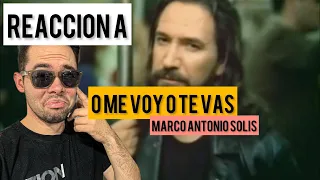 Marco Antonio Solis - O Me Voy O Te Vas REACCION #503