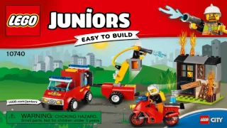LEGO Juniors 2017 FIRE PATROL SUITCASE 10740 Лего Джуниорс Чемоданчик «Пожарная команда»