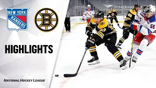 Rangers @ Bruins 3/11/21 | NHL Highlights