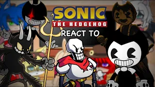 Sonic Characters React To Friday Night Funkin - INDIE CROSS // BONUS SONGS // GCRV // PART 3