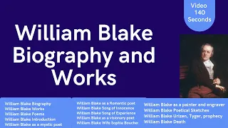 William Blake Biography | William Blake Important Works