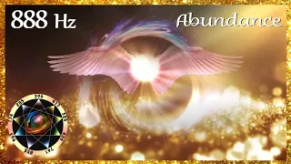 888Hz Pouring Golden Light Abundance Meditation, 🙏 888Hz Frequency Angel Abundance, Remove Blockage