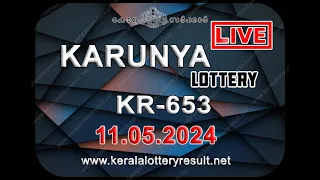 Kerala Lottery Result; 11.05.2024 Karunya Lottery Results Today "KR-653"