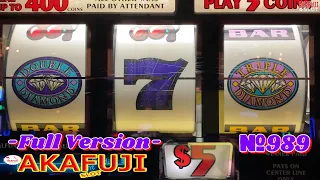 Full Version👑 Triple Double Diamond Slot @ Barona Casino Akafuji Slot 赤富士スロット【ジャックポットを取るまでのフルバージョン版】