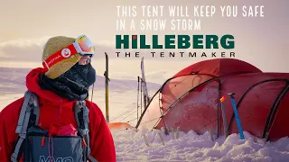 -15° Winter Camping in Norway 4 Days Caught in a Snow Blizzard | Hilleberg Saitaris BL tent