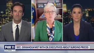 Energy Secretary Jennifer Granholm on meeting with oil execs about surging prices