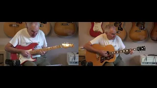 Blue Star Lead & Rhythm. The Shadows Cover by Phil McGarrick. Free Tabs