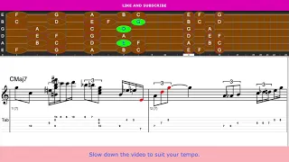 322a Jazz Guitar Comping Tutor Jam Track for 2-5-1 Progression