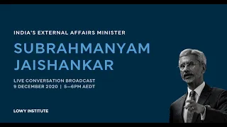 In conversation with India’s External Affairs Minister Dr Subrahmanyam Jaishankar