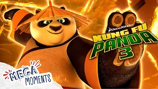 Kung Fu Panda 3 In Less Than 4 Minutes 🐼⚔️💚 | Kung Fu Panda 3 | Recap | Movie Moments | Mega Moments