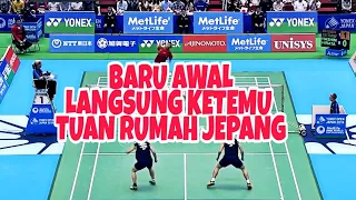 BARU AWAL Pertandingan AHSAN dan HENDRA Langsung Ketemu Tuan Rumah Jepang. Great Daddies!!