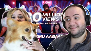 ALLU ARJUN Reaction By Foreigners: Memu Aagamu ft. Armaan Malik and TRI.BE (Coke Music Live)