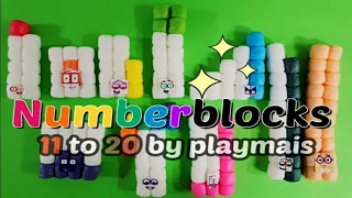 Make numberblocks 11to20 from playmais(playcorn) 넘버블럭스 만들기