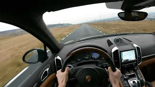 POV *fast* PORSCHE Cayenne Turbo.