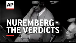 NUREMBERG - THE VERDICTS - (Nuremberg Trial)