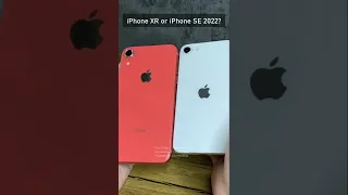 iPhone SE 2022 vs iPhone XR