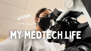 day in the life of a medical technologist in the USA #GRWM 🔬