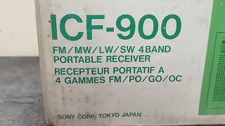 Sold- Sony ICF 900 new in box SW MW AM FM radio Call 8369364019