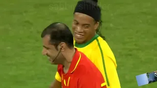 Argentina vs Brazil 2010 highlight  messi, neymar,  ronaldinho, kaka