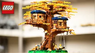 LEGO Tree House TIMELAPSE & REVIEW