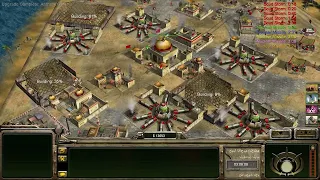 Command Conquer Generals Zero Hour 1 vs 5 Gla Toxin Island Fortress