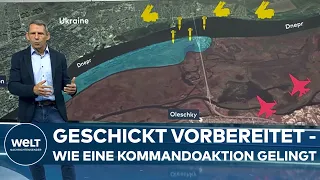 UKRAINE-KRIEG: Brückenkopf am Dnipro - Vorstoß kam für Russen unerwartet | WELT Analyse