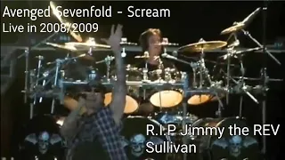 Avenged Sevenfold - Scream live in 2008/2009 (R.I.P Jimmy REV Sullivan)