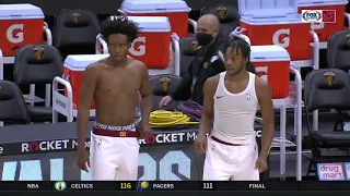 Collin Sexton & Darius Garland return to court to work on shots after loss to Knicks