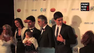 Andrea Bocelli & family celebrate Father's Day in Hollywood