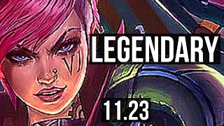 VI vs TALON (JNG) | 22/2/12, Legendary, 7 solo kills, Rank 9 Vi | EUW Master | 11.23