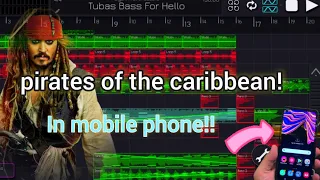 pirates of the caribbean! | remake in mobile phone🎻🥁