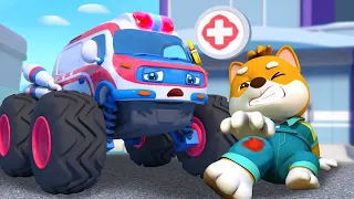 Super Ambulance Rescue Team | Monster Truck | Car Cartoon | Kids Song | BabyBus - Cars World