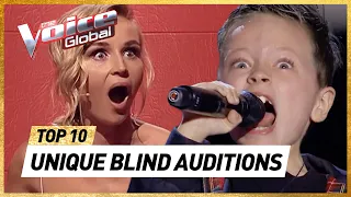 MOST UNIQUE & SURPRISING Blind Auditions of 2021 | The Voice Kids Rewind