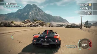 Pagani Zonda Cinque Roadster - Top Speed  Run | Need For Speed Hot Pursuit (Remastered)