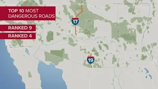 Two Arizona highways rank among the 'most dangerous' in the U.S.